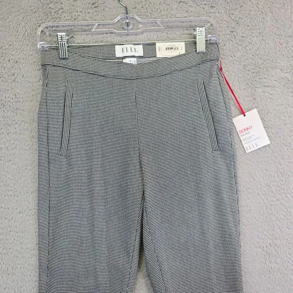 Elle Dress Pants Womens XS Long Skinny Pull On Mid Rise Work Preppy Academia - Picture 3 of 15